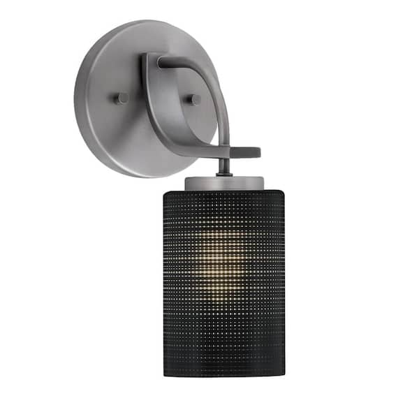 Unbranded Olympia 1-Light Graphite Wall Sconce