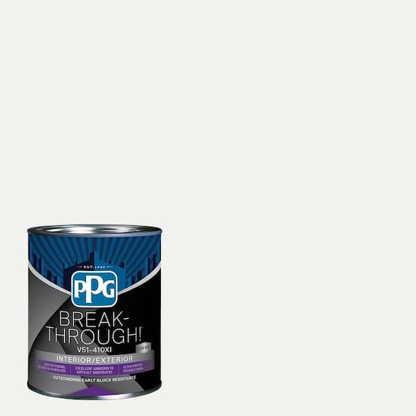 BreakThrough! 1 qt. PPG10011 Delicate White Satin Door, Trim