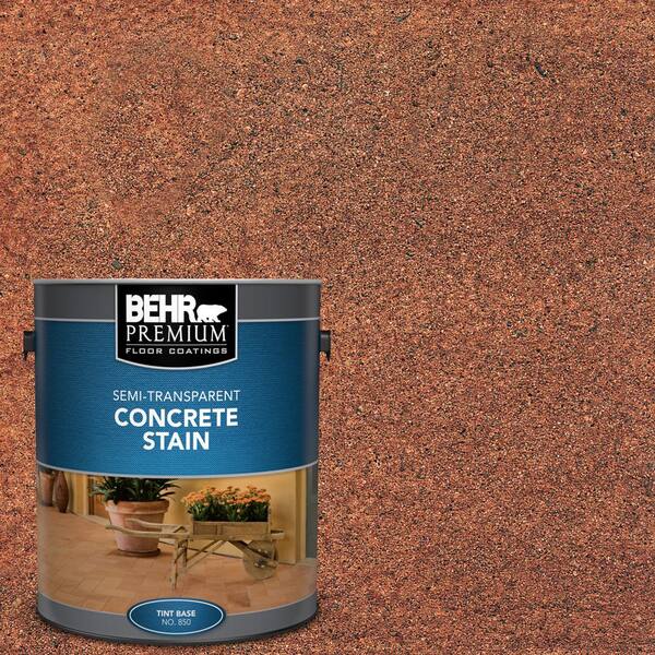 BEHR PREMIUM 1 gal. #STC-23 Moroccan Dunes Semi-Transparent Flat Interior/Exterior Concrete Stain