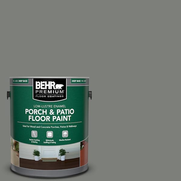 1 gal. #MQ6-20 Coastal Storm Low-Lustre Enamel Interior/Exterior Porch and Patio Floor Paint