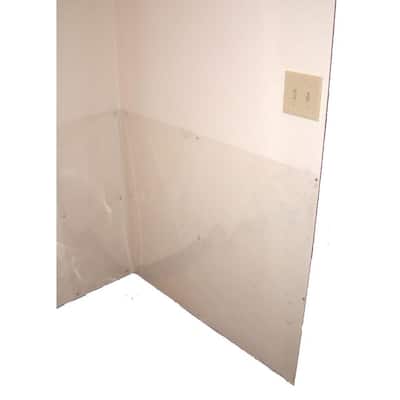 33 in. H x 50 ft. L Wall Shield Protection from Pet Scratches