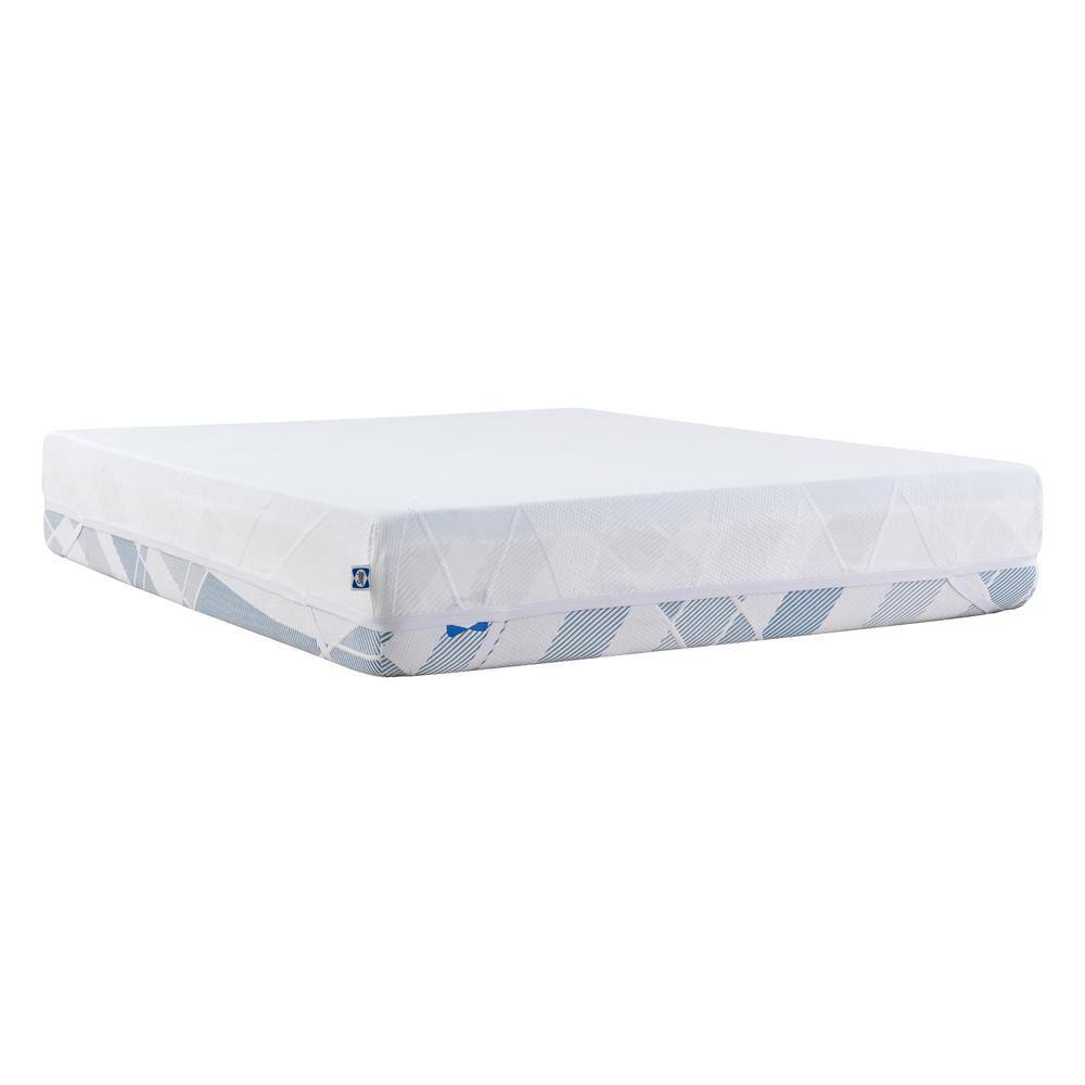 Twin Size Gel Memory Foam Mattress Topper with Cooling Cover
