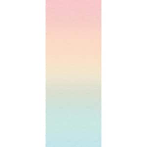 Rainbow Multi-Colored Aura Ombre Abstract Peel and Stick Wall Mural