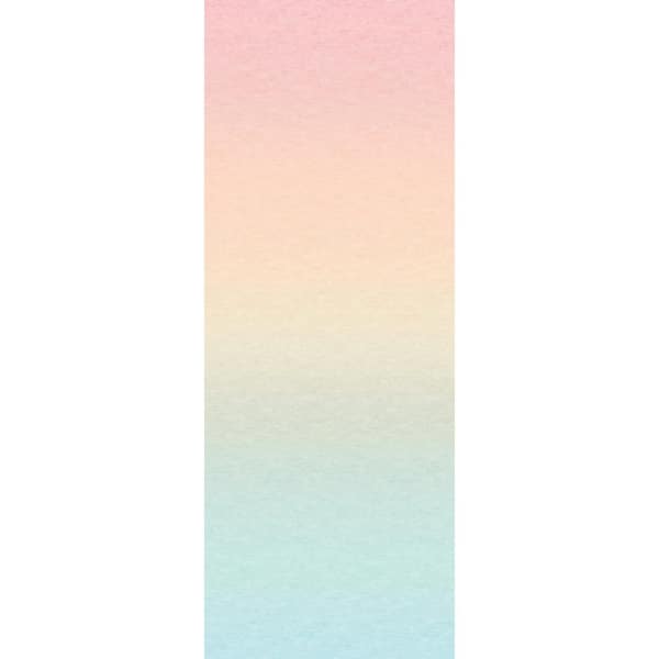 RoomMates Rainbow Multi-Colored Aura Ombre Abstract Peel and Stick Wall Mural