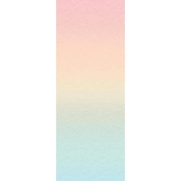 Rainbow Multi-Colored Aura Ombre Abstract Peel and Stick Wall Mural