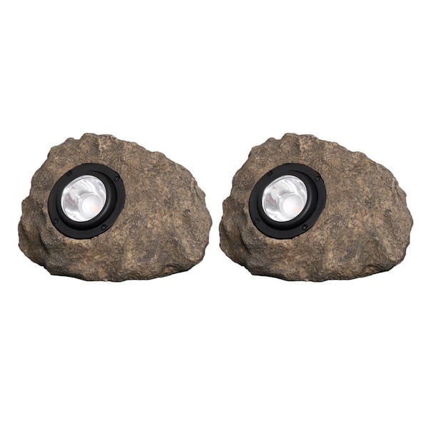 Westinghouse Solar Gray Outdoor Integrated LED Landscape Path Light (2-Pack)