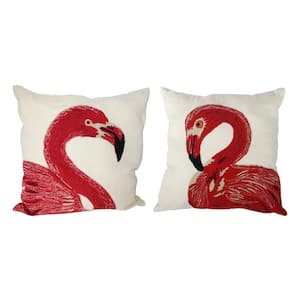 Red, White 6.5 in. x 24 in. Throw Pillow