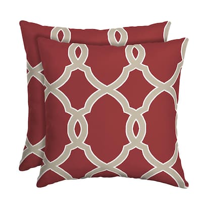 Outdoor Pillows Patio Furniture, Red Outdoor Throw Pillows