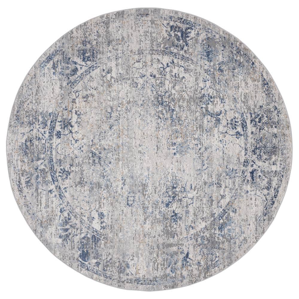 Austin Clark Blue 7 ft. 10 in. x 7 ft. 10 in. Round Rug price history on PriceWatchPro