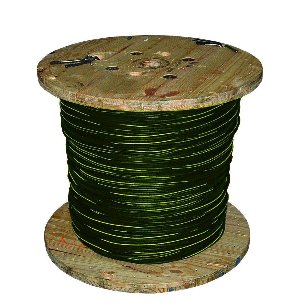 Southwire 1 000 Ft 1 0 1 0 1 0 Black Stranded Al Bergen Urd Cable 55415001 The Home Depot