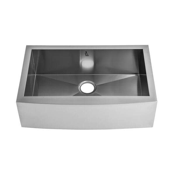 Kokols kokols Undermount Stainless Steel 31 in. Single Bowl Kitchen Sink