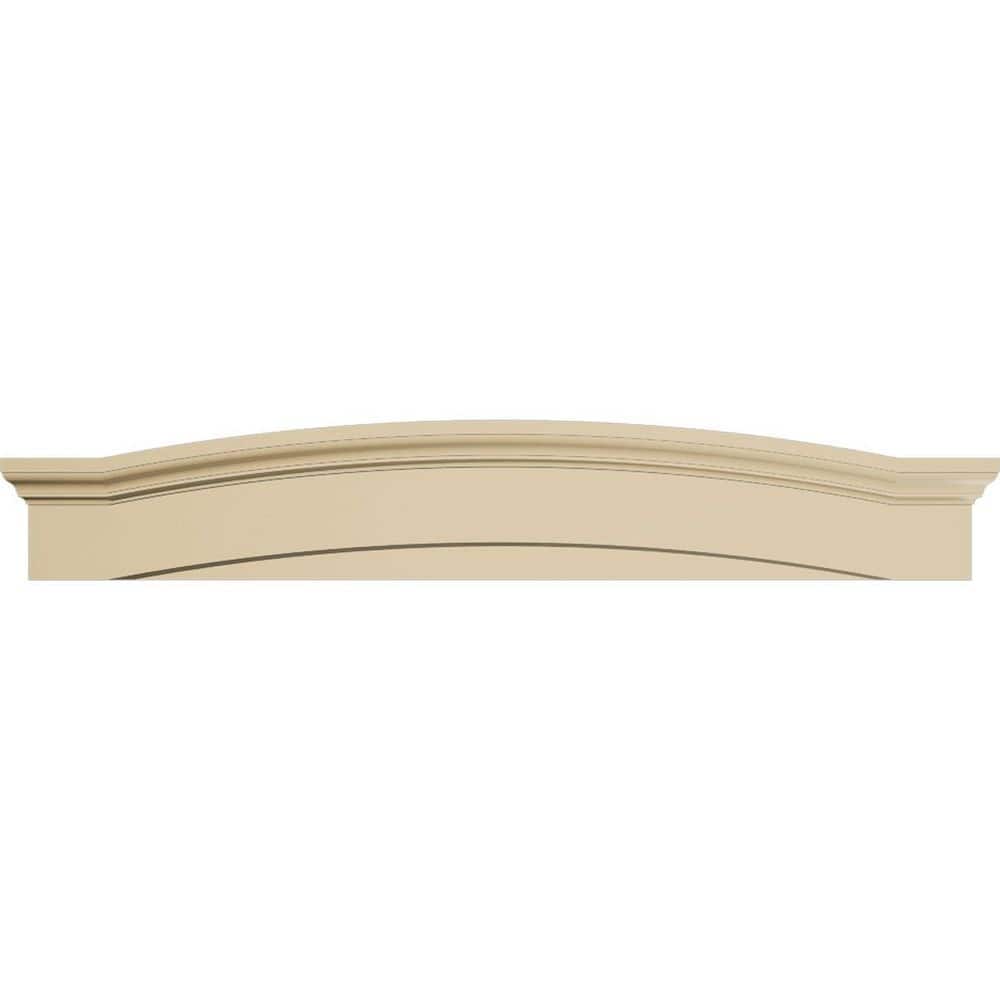 62 in. W x 10-1/2 in. H x 3 in. P Eyebrow Signature Urethane Pediment, Primed Tan price history on PriceWatchPro