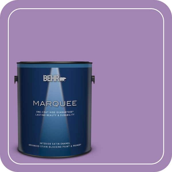 1 gal. #660B-6 Daylight Lilac Satin Enamel Interior Paint & Primer