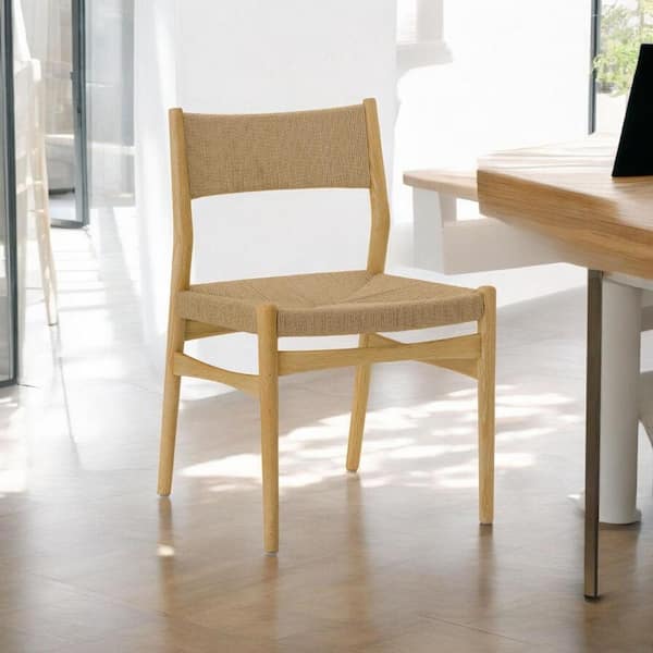 Oak Wood 43 in. Pedestal Dining Table Seats 4