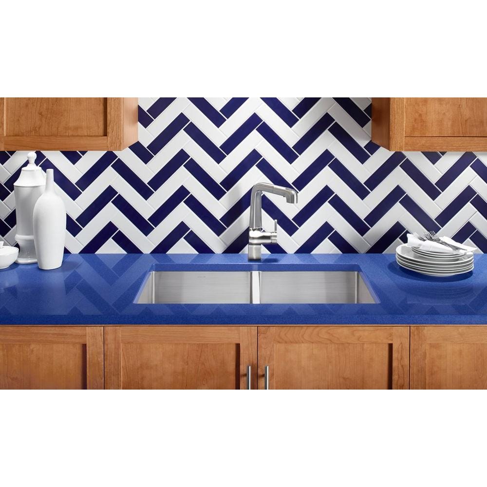 Strive 32" Stainless Steel Double Bowl Undermount Kitchen Sink