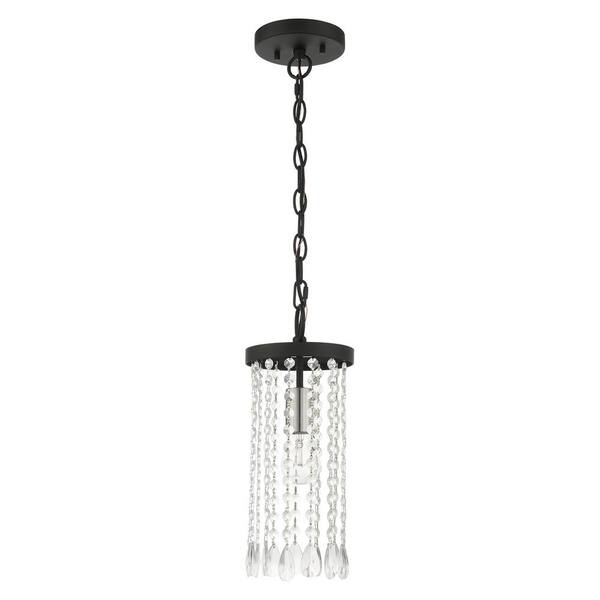 AVIANCE LIGHTING Elizabeth 1 Light Black Mini Pendant 51062