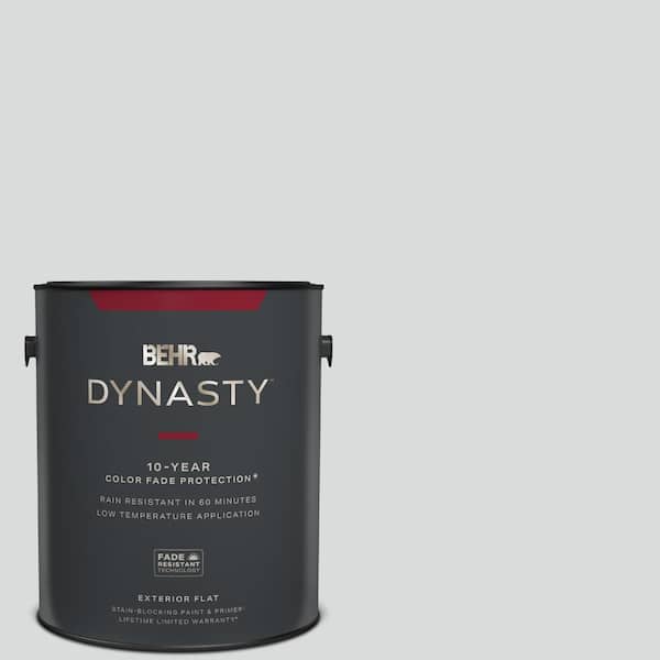 BEHR DYNASTY 1 gal. #PPU26-14 Drizzle Flat Exterior Stain-Blocking Paint & Primer