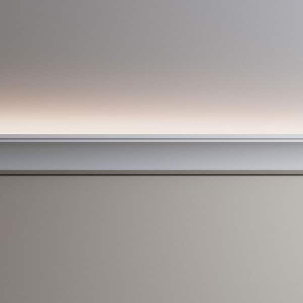 Ekena Millwork Arlene 6 in. D x 6.5 in. W x 94.5 in. L Polyurethane Crown Moulding