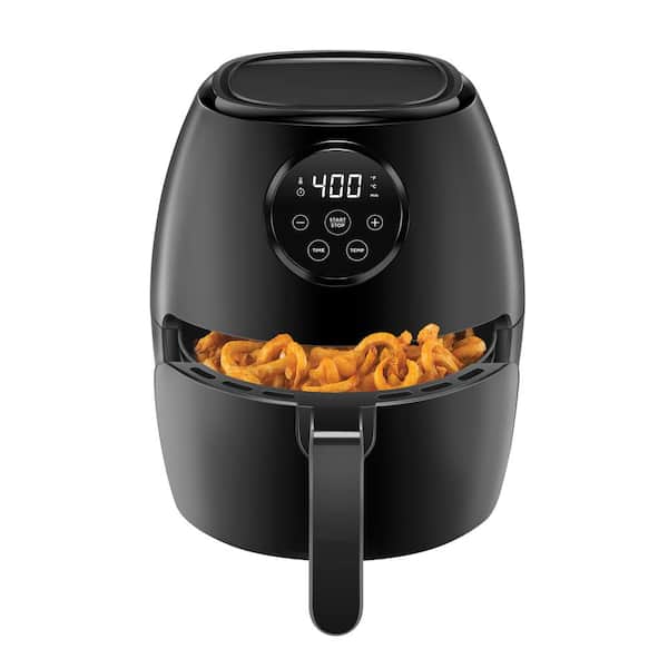 Chefman Small Compact Air Fryer Healthy Cooking, 2 Qt Nonstick, User  Friendly and Adjustable Temperature Control w/ 60 Minute Timer & Auto  Shutoff