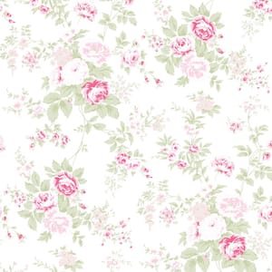 Rachel Ashwell Wildflower Pink Wallpaper