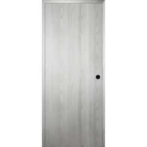 Optima DIY-Friendly 30 in. x 84 in. Left-Hand Solid Composite Core Ribeira Ash Single Prehung Interior Door