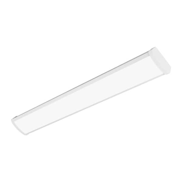 WPCv3 4 ft. Selectable LED Flush Mount Wraparound Light Fixture