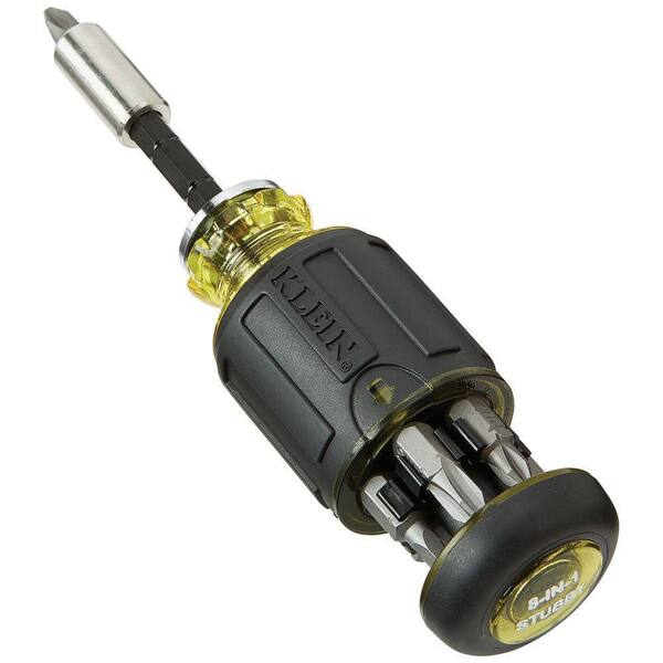 Klein Tools - 8-in-1 Multi-Bit Adjustable Length Stubby Screwdriver