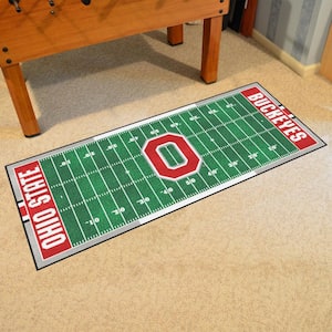 Ohio State Green Field Runner Rug Mat - 30 in. x 72 in.