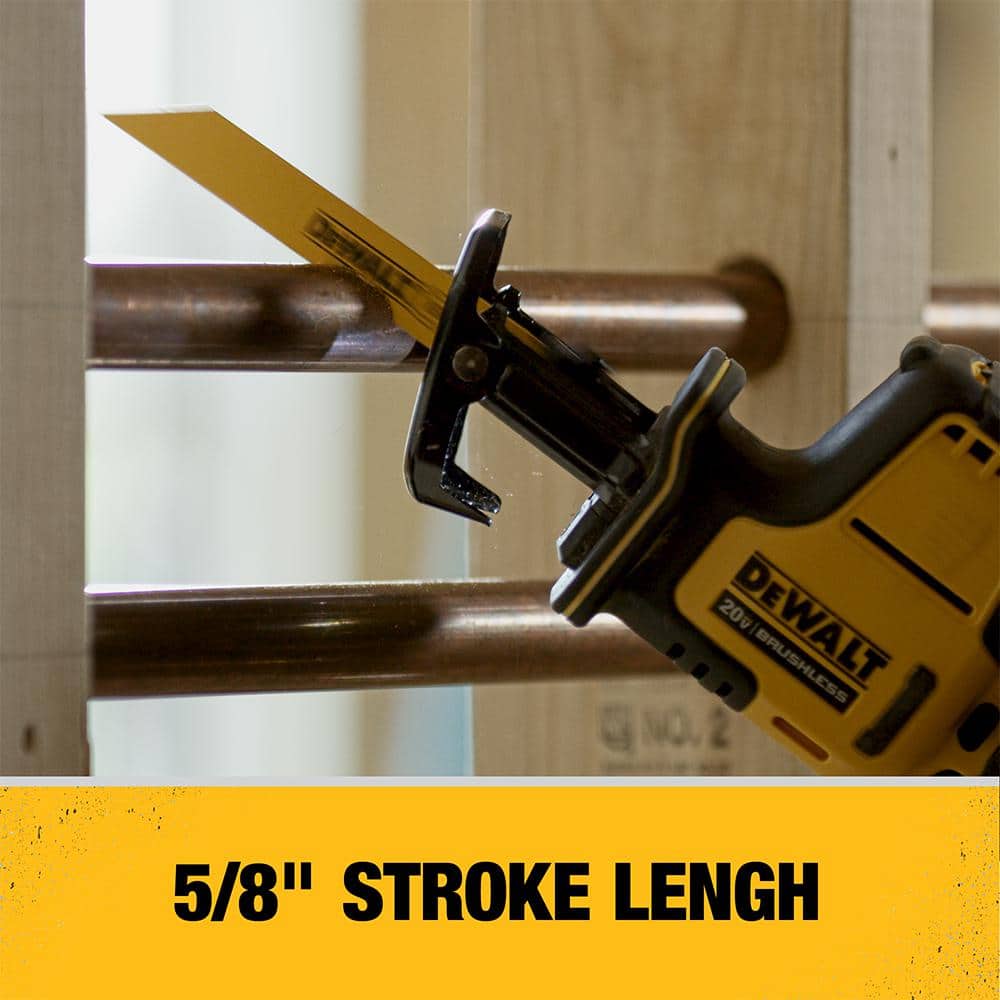 DEWALT DCS369B ATOMIC 20-Volt MAX Cordless Brushless Compact Reciprocating Saw (Tool-Only) DEWALT DCS369B ATOMIC 20-Volt MAX Cordless Brushless Compact Reciprocating Saw (Tool-Only)