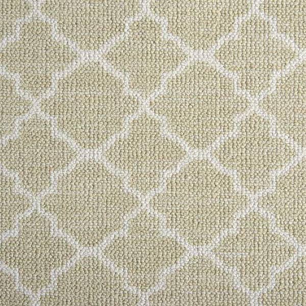 Natural Harmony 9 in. x 9 in. Pattern Carpet Sample - Verandah - Color Spring