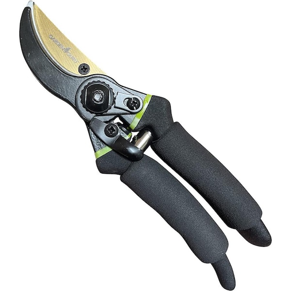 GARDEN GURU 15 in. Metal Handle Hedge Shears Clippers HEDGESHEAR - The Home  Depot