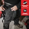 Milwaukee Men's Medium Black WORKSKIN Base Layer Pants 441B-M - The Home  Depot