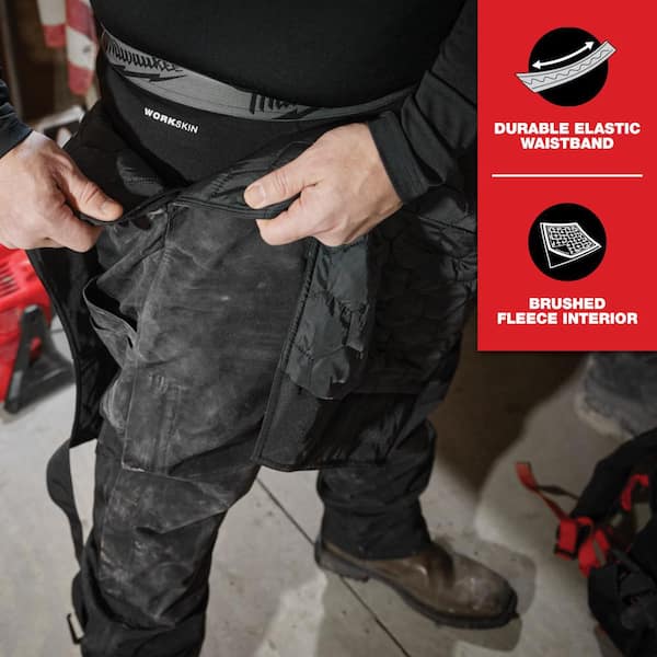 Milwaukee Men's Small Black Workskin Thermal Underwear Base Layer