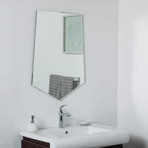 31.5 in. x 23.6 in. Novelty Penta Frameless Bathroom and Wall Mirror with Beveled Edge