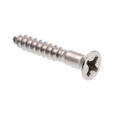 Zinc Round Head Slotted Wood Screw 30-Pack The Hillman Group 1864 10 X 2 in 