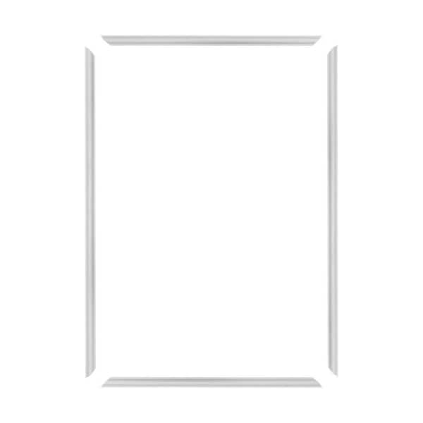 Trim Fast 5/8 in. D x 36 in. W x 54 in. L Unfinished Polystyrene, Pre-Mitered, Wall Panel Moulding Frame, Peel and Stick