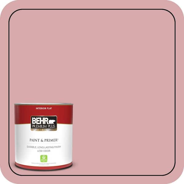 BEHR PREMIUM PLUS 1 qt. #S140-3 Berry Crush Flat Low Odor Interior Paint & Primer