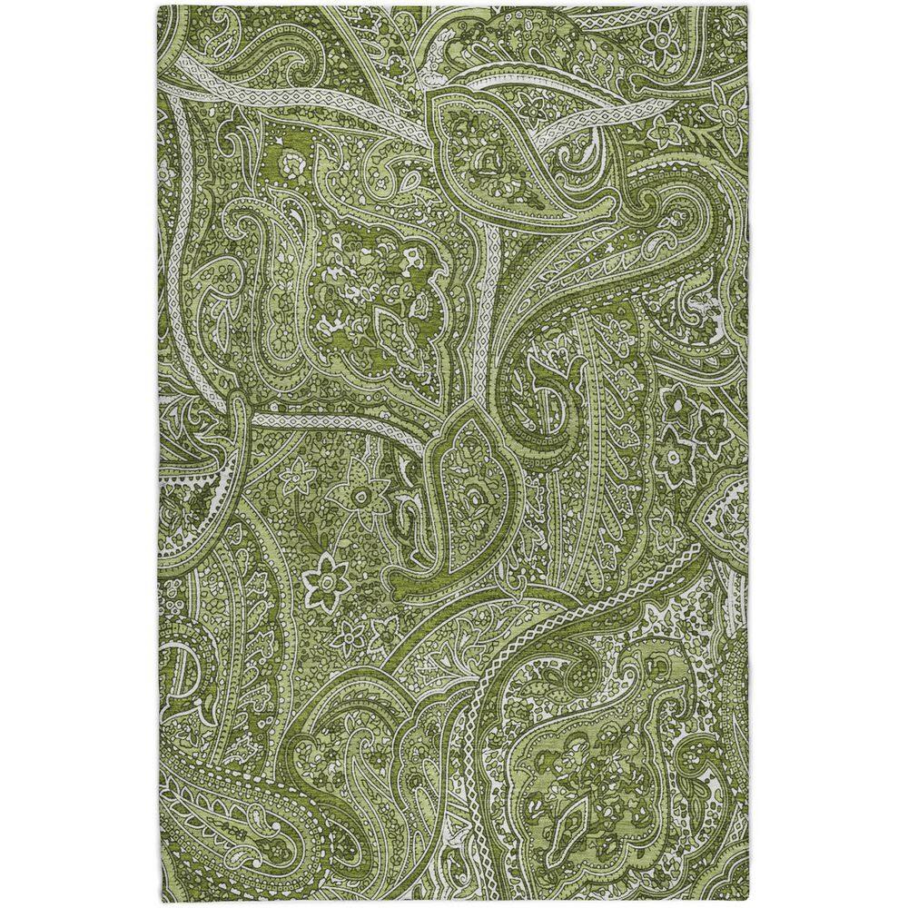 Dream Shag Premium Machine Washable Abstract ADS623 Green 10 ft. x 14 ft. Area Rug price history on PriceWatchPro