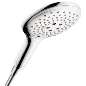 3-Spray Wall Mount Handheld Shower Head 2.5 GPM in Chrome