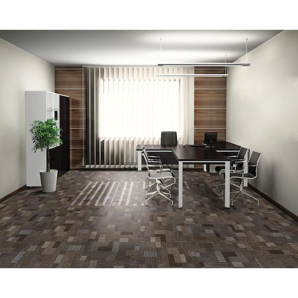 Mohawk EQ301-979 Basics 24 x 24 Carpet Tile with Envirostrand Pet Fibe
