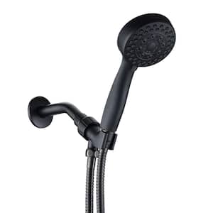 ACA 5-Spray Patterns with 1.8 GPM 3.5 in. Wall Mount Handheld Shower Head with Hose in Oil Rubbed Bronze