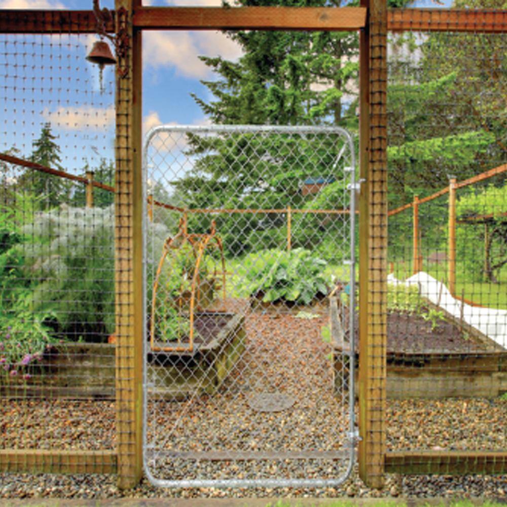 Adjustable Metal Chain Link Driveway Gate Kit