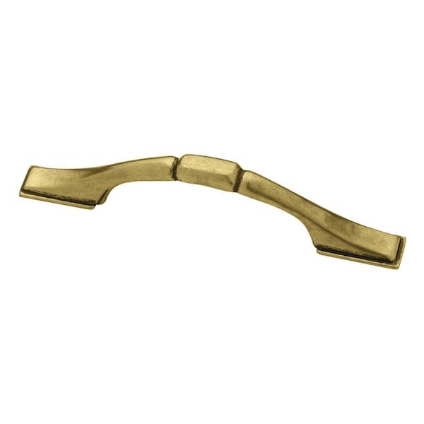 Liberty 3 in. (76mm) Center-to-Center Antique English Square Foot Drawer Pull
