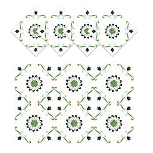 12 in. x 12 in. Vinyl Peel and Stick Backsplash, Wall Tile for Kitchen and Bathroom, Multi-Colored (10 sq. ft./10-Pack)