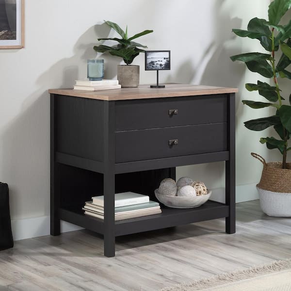 Cottage Road Raven Oak Decorative Lateral File Cabinet