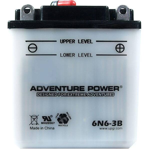 UPG Conventional Wet Pack 6-Volt 6 Ah Capacity F Terminal Battery