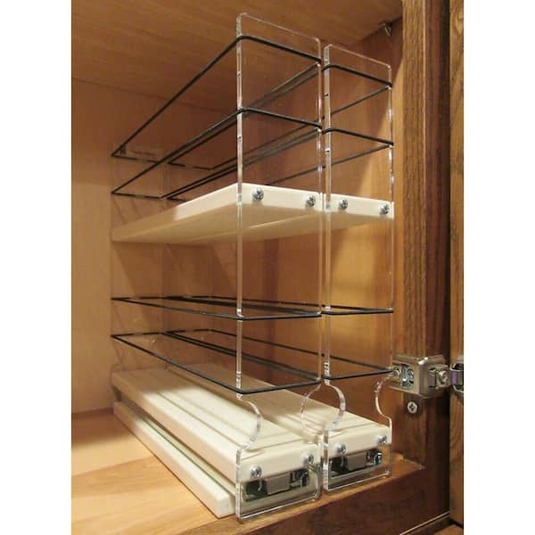 Vertical Spice - 222x2x11 DC - Spice Rack - Cabinet Mounted- 3