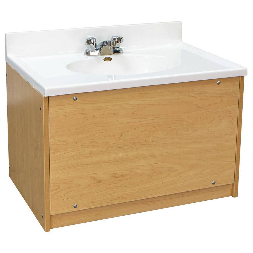 31 in. W x 21 in. D x 21.5 in. H Single Sink Freestanding Kids Bathroom Van
