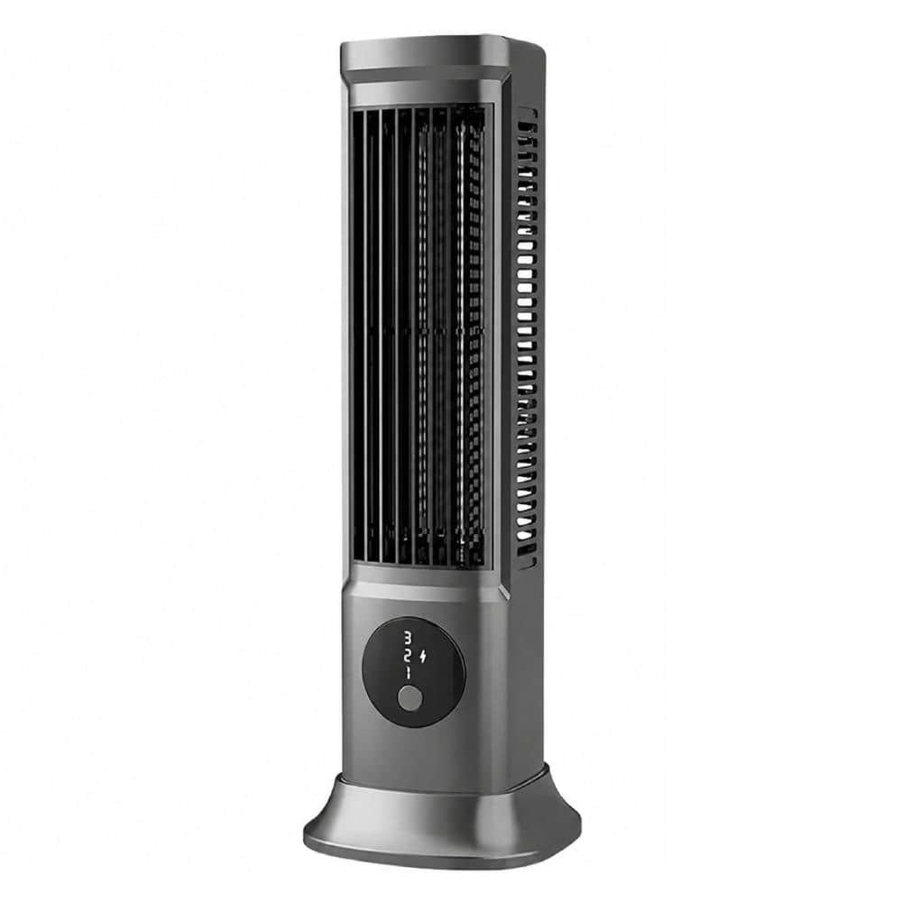 Desktop tower fan, durable brushless motor, bladeless design, adjustable angle, ultra-quiet, 1200 mA, 3 speeds, Gray price history on PriceWatchPro