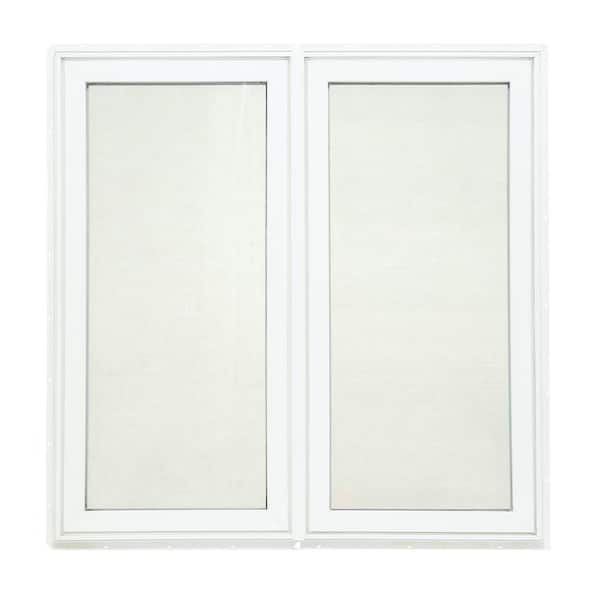 TAFCO WINDOWS 47.75 in. x 48 in. White Double-Pane Insulated Glass